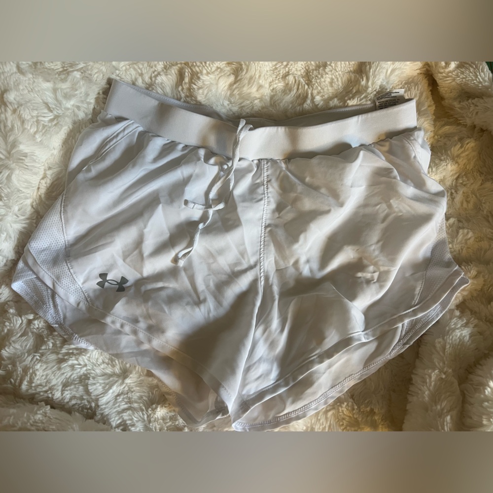 Under Armour White Sports Shorts